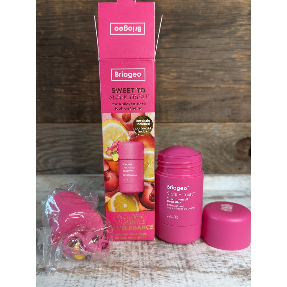 Briogeo Sweet To Sleek Treat On The Go Slick Back Treatment Keychain New